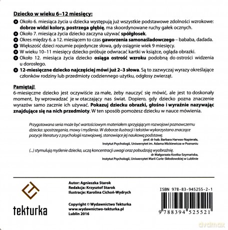 Dobra książeczka 6-12 miesięcy - Agnieszka Starok [KSIĄŻKA]
