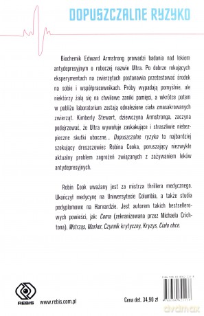 Dopuszczalne ryzyko - Robin Cook [KSIĄŻKA]