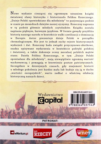 Dzieje Polski opowiedziane dla młodzieży - Feliks Koneczny [KSIĄŻKA]