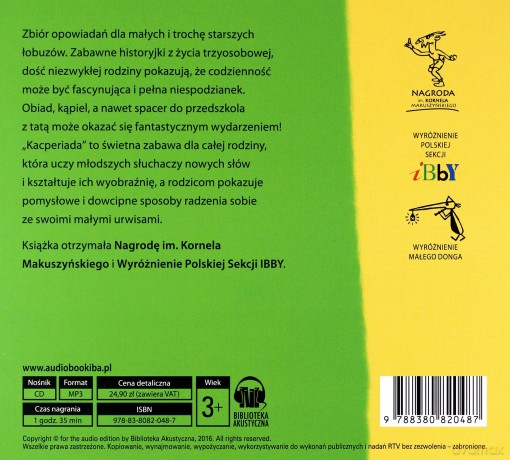 Kacperiada opowiadania... - Grzegorz Kasdepke [AUDIOBOOK]