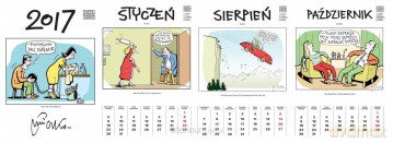 Kalendarz wieloplanszowy A. Mleczko 2017 [KALENDARZ]
