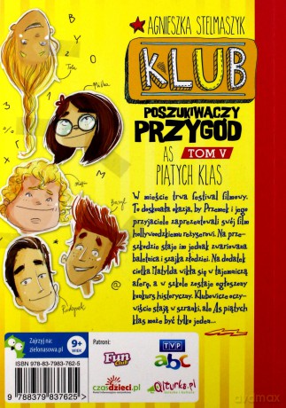 Klub poszukiwaczy Przygód (Tom 5) As piątych klas - Agnieszka Stelmaszyk [KSIĄŻKA]