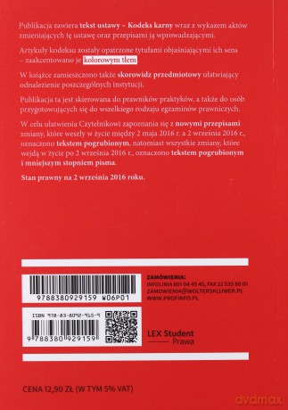 Kodeks karny [KSIĄŻKA]