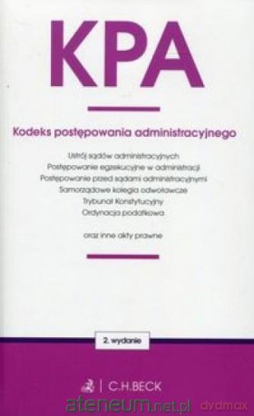 Kodeks postępowania administracyjnego [KSIĄŻKA]