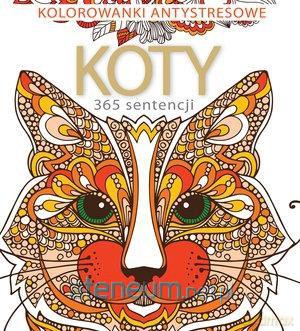 Kolorowanki antystresowe. Koty - Elżbieta Adamska [KSIĄŻKA]