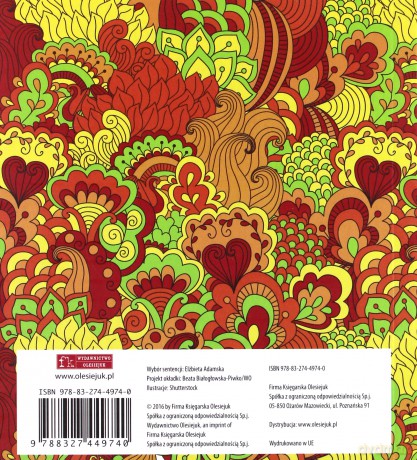Kolorowanki antystresowe. Koty - Elżbieta Adamska [KSIĄŻKA]
