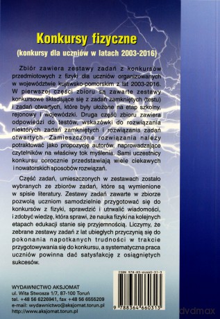 Konkursy fizyczne - etap szkolny, rejonowy i wojewódzki - Krzysztof Gołębiowski, Ryszard S. Trawiński [KSIĄŻKA]