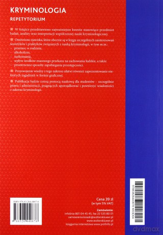 Kryminologia Repetytorium [KSIĄŻKA]