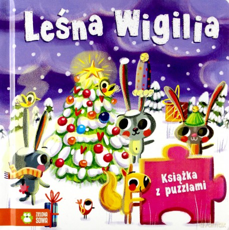 Leśna Wigilia. Książka z puzzlami [KSIĄŻKA]