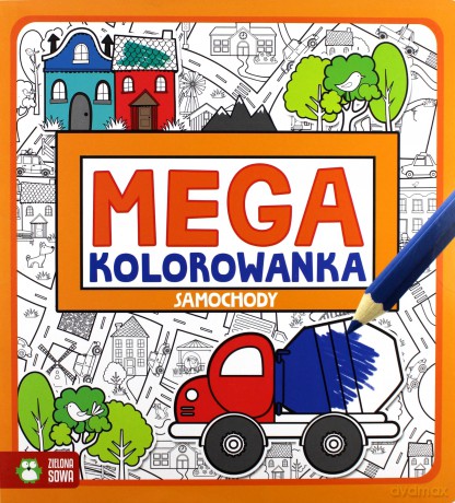 Megakolorowanka. Samochody [KSIĄŻKA]