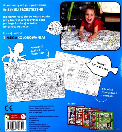 Megakolorowanka. W oceanie [KSIĄŻKA]