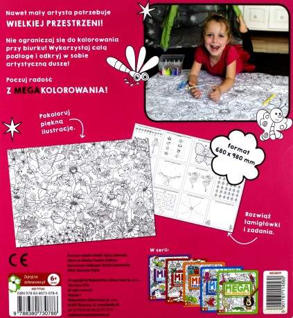 Megakolorowanka. Wróżki [KSIĄŻKA]