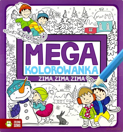 Megakolorowanka. Zima, zima, zima [KSIĄŻKA]