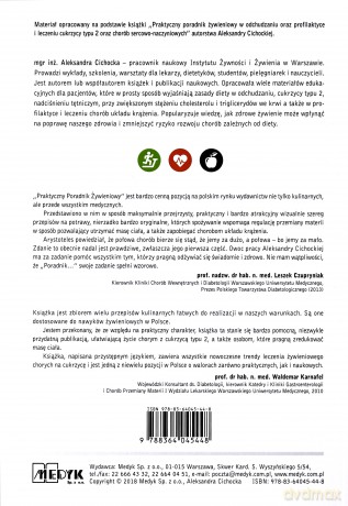 Poradnik Żywieniowy dla osób z cukrzycą typu 2 - Aleksandra Cichocka [KSIĄŻKA]