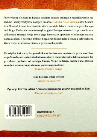 Przywrócony do życia - Alan Ames Carver [KSIĄŻKA]