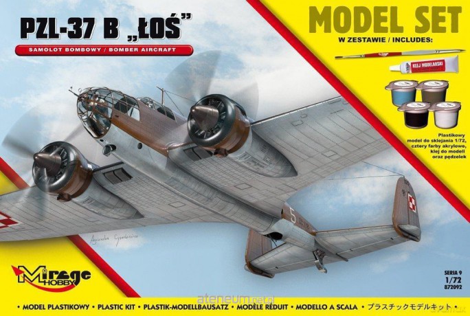 Samolot Bombowy PZL-37B ŁOŚ