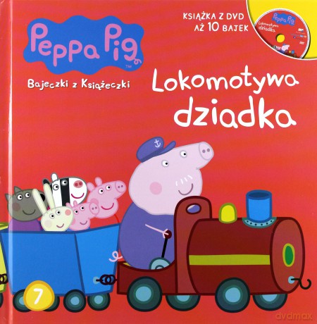 Świnka Peppa. Bajeczki z.. 7 Lokomotywa dziadka [KSIĄŻKA]