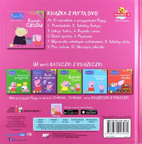Świnka Peppa. Bajeczki z.. 8 Kapsuła czasu [KSIĄŻKA]