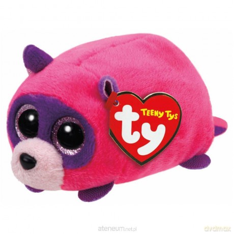 TY Teeny Tys Rugger - Różowy Szop Pracz