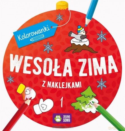 Wesoła zima z naklejkami cz. 1 [KSIĄŻKA]