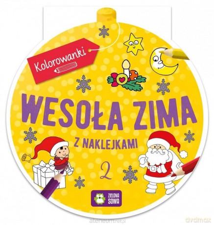 Wesoła zima z naklejkami cz. 2 [KSIĄŻKA]