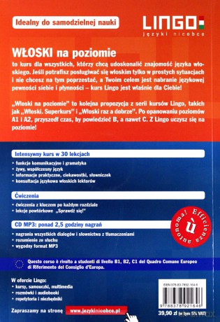 Włoski na poziomie. Kurs dla średnio zaawansow. - Kamila Miłkowska-Samul [KSIĄŻKA]