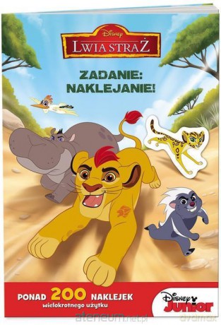 Zadanie: naklejanie! Lwia straż [KSIĄŻKA]