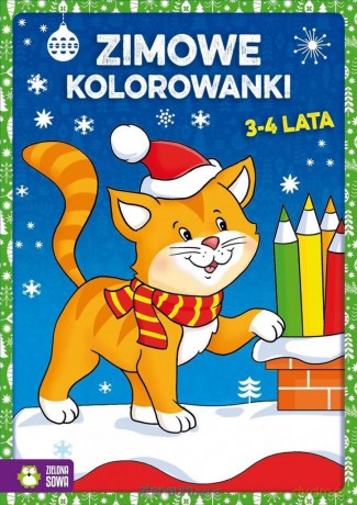 Zimowe kolorowanki 3-4 lata [KSIĄŻKA]