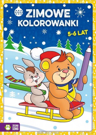 Zimowe kolorowanki 5-6 lat [KSIĄŻKA]