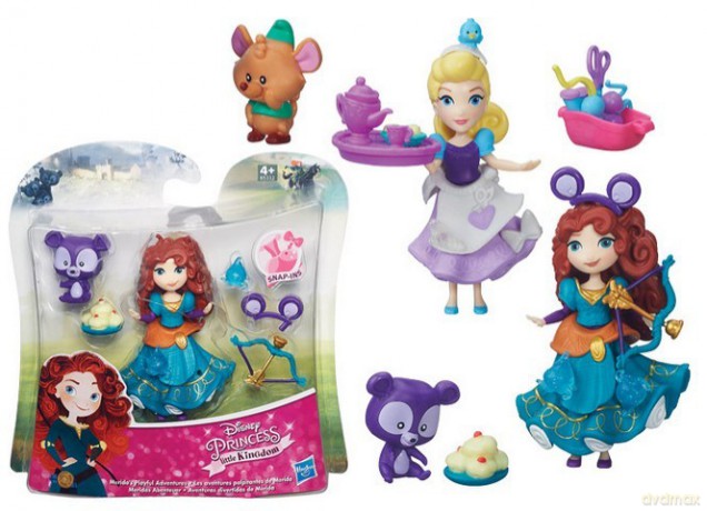 Disney Princesses Mini Laleczka z przyjacielem