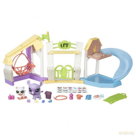 Littlest Pet Shop Mini Zestawy - Plażowy plac zabaw [FIGURKA]