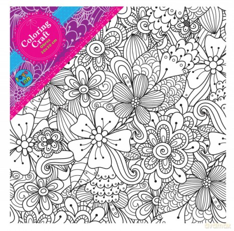 Obraz 30x30 cm kwiaty + 5 farb