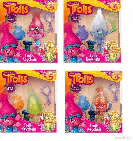 Trolls plastikowy breloczek 10,5 cm