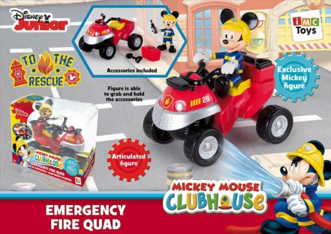 Quad Straż Pożarna Myszka Mickey na ratunek [FIGURKA]