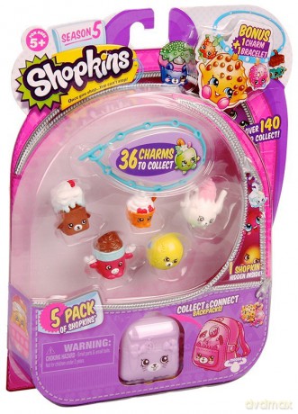 SHOPKINS 5-pack S5 [FIGURKA]