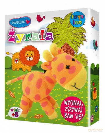 Skarpetkowe zwierzaki Żyrafa