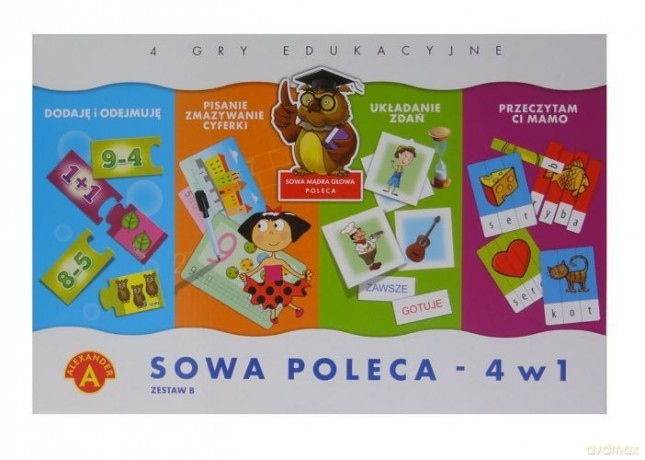 Sowa mądra głowa poleca 4w1 zestaw B [GRA]