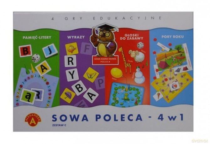Sowa mądra głowa poleca 4w1 zestaw C [GRA]