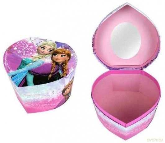 Szkatułka serce z lusterkiem Frozen