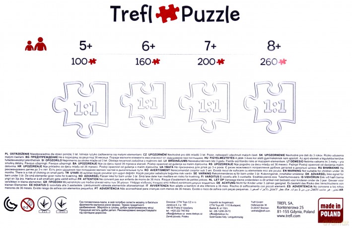 TREFL 160 el. Vaiana [PUZZLE]