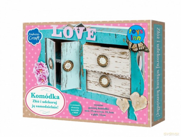Zestaw z MDF komódka Love