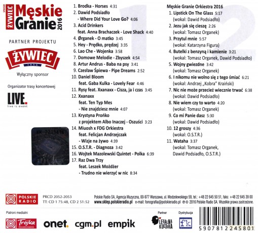 Męskie Granie 2016 [2CD]
