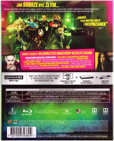 Legion samobójców [Blu-Ray 4K]+[Blu-Ray]