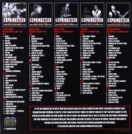 Bruce Springsteen and The E Street Band: The Complete 1978 Radio Broadcasts (BOX) [15CD]