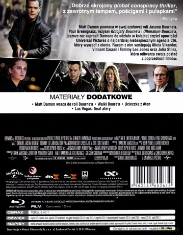 Jason Bourne (steelbook) [Blu-Ray]