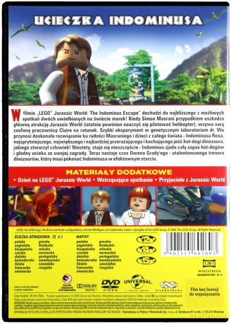 Lego Jurassic World: Ucieczka Indominusa [DVD]