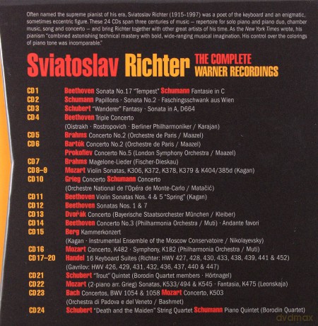 Sviatoslav Richter: The Complete Warner Recordings [BOX] [24CD]