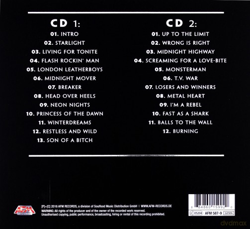 Dirkschneider: Live Back To The Roots (digipack) [2CD]