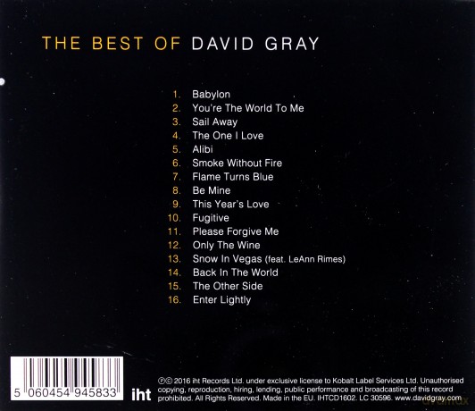 David Gray: The Best Of [CD]