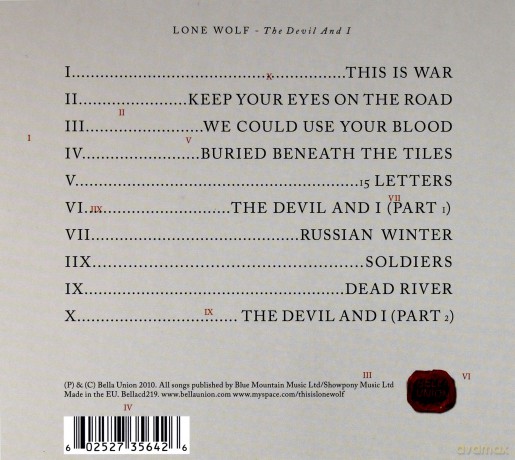 Lone Wolf: The Devil And I [CD]